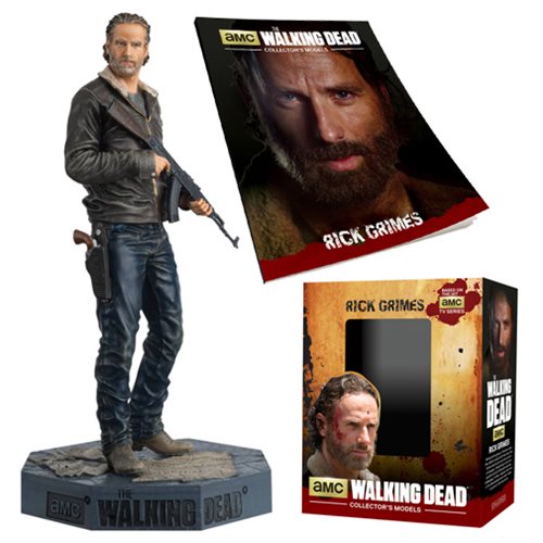 The Walking Dead Rick Grimes Season 5 Version Figure with Collector Magazine #18